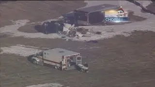 Small plane crashes on takeoff in Brookfield, 3 people hurt
