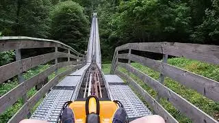 Smoky Mountain Alpine Coaster (Full Speed)