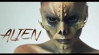 ALIEN INVASION Halloween Makeup Tutorial | Linda Hallberg