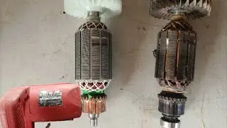 Makita cutting #machine ka# armature #kaise repairing# Karen# MT_410#viral 