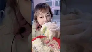 REFROZEN SHAVED ICE EATING ASMR