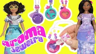 Disney Encanto DIY Perfume Jewelry with Mirabel, Isabela, and Luisa! Crafts for Kids