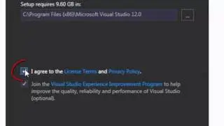 Install Visual Studio 2013