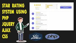 Create A Star Rating System With User Reviews | PHP Jquery AJAX | 2/2