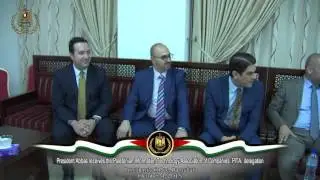 President Abbas receives the Palestinian Information Technology Association of Companies PITA delega