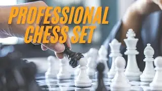 MM TOYS Professional Tournament Chess Set | Foldable Vinyl Board with Weighted Pieces & Extra Queens