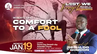 'Lest we Forget' Crusade |Evangelist Renaldo Gordon| Guava Gap SDA Church | January  19,  2026