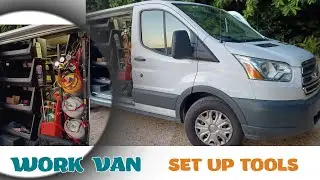 hvac tools hvac work van setup electrician
