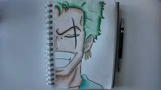 How to Draw Zoro (Sped Up) | Easy Step‑by‑Step Anime Tutorial
