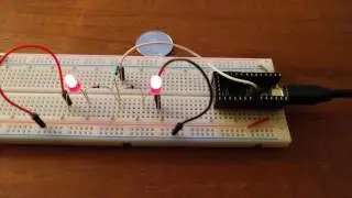 Controlling two LEDs individually from one microcontroller pin