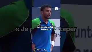 🔊 Le frustration d'Arthur Fils contre Carlos Alcaraz #shorts #tennis
