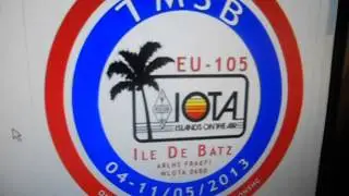TM3B- ILE DE BATZ-EU-105 LIGHTHOUSE REF. WLOTA 0680 -ARLHS FRA071-21:53 utc-06-May-2013-40 m. band