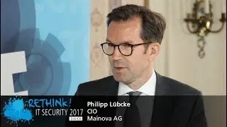 Rethink! IT Security 2017: Interview mit Philipp L&uuml;bcke, Mainova AG