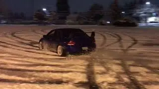 PDX snow drifting