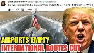 10 U.S. Airports Cutting International Routes - Airports Empty,  Tourism collapse