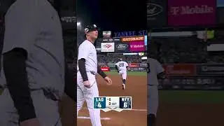 Aaron Judge was HYPED from Austin Wells' homer #mlb #baseball #Dodgers #yankees #worldseries