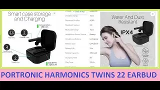 Portronics Harmonics Twins 22  unboxing & Review  ||  Best ..?