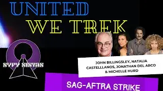 Jonathan DelArco, Michelle Hurd & John Billingsley | SAG-AFTRA Strike