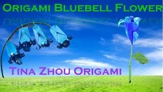 Origami Bluebell Flower