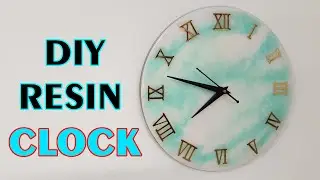 DIY Resin Wall Clock | Sky Effect Resin Art Step by Step