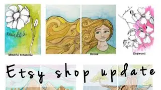 Etsy Shop Update | New designs | procreate for stickers