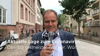 Coronavirus: OB Würzner zur aktuellen Lage in Heidelberg