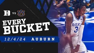 Duke 84, Auburn 78 | Every Bucket (12-4-24)