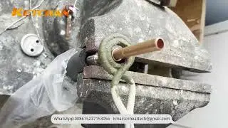 Brazing of copper tube and stainless steel