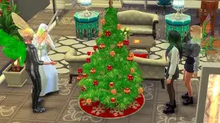 Это рождественская фея, фэнтези, семейная серия Sims 4, часть 102