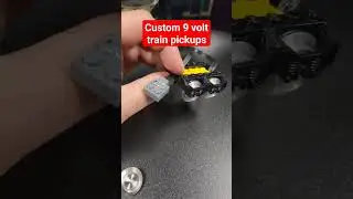Custom power pickups for Lego 9 volt trains.