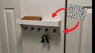 Key and Mail Holder for Wall with Floating Shelf - Honest Product Review