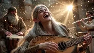 Kindred Spirits 🌲🕯️ Elven Bard  & Strangers Play as One (Upbeat Tavern Folk) Vol. V