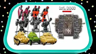 Merge Monster Boss Max Level VS Army Tanks War Challenge Gameplay Evolution Army Tanks WW2