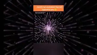 This JavaScript Code Creates MAGIC ✨ (Mind-Blowing Animation)#JavaScript  #Animation #Coding