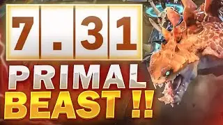 PRIMAL BEAST NEW HERO !! 7.31 Patch Dota 2