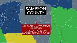 Sampson County sheriff's deputies investigating after woman died after she was attacked by a dog