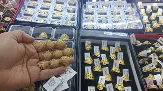 Daily wear 2 gram gold plated rings 9560055617 #shivajewel #gold
