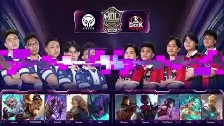 🟢GEEK FAM JR  VS TEAM VAGOS MATCH 1 | MDL ID S12 | REGULAR SEASON