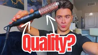 Review of Thermal Brush, MINI & Tiny 1 Inch Ionic Heated Round Brush for Blowout Look, Tourmaline