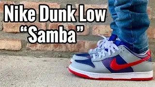 Обзор кроссовок Nike Dunk Low &laquo;Samba&raquo; и их характеристики на ногах