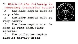 Handa || Electronic MCQs || Transistor MCQs Part 02 (30-53)