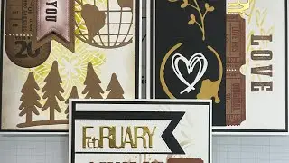 Masculine Valentine Day Card - #JournalTogether