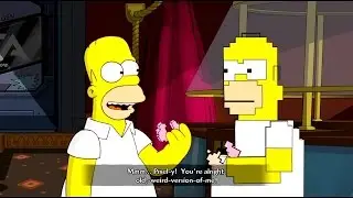 Прохождение The Simpsons Game с переводом часть 10 - Игровая Помойка [HD 1080p]