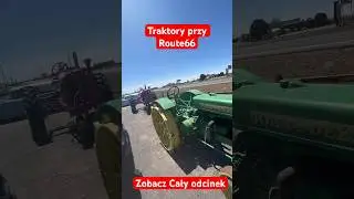 Traktory przy Route66 #ciagnik #traktor #johndeere #ursus #retrotraktor