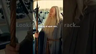 Gandalf at the gym. #shorts #gandalf #memes