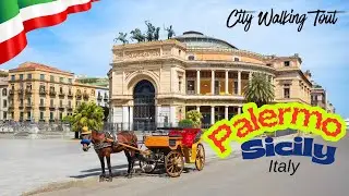 Palermo city walking tour || Palermo Sicily Italy 🇮🇹 