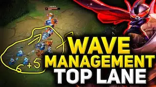 Challenger Coaching Top Lane - Wave Management [When to Freeze or Slow Push etc.] - Rumble guide s10