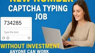 Captcha typing job without investment part time job #easyworkfromhomejobs 