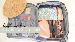 PACK WITH ME FOR A BEACH VACATION 2020 + zero waste travel essentials! *very detailed*