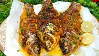 Fish Fry | Whole Tilapia Fish Fry Indian Style | Masala Fried Fish